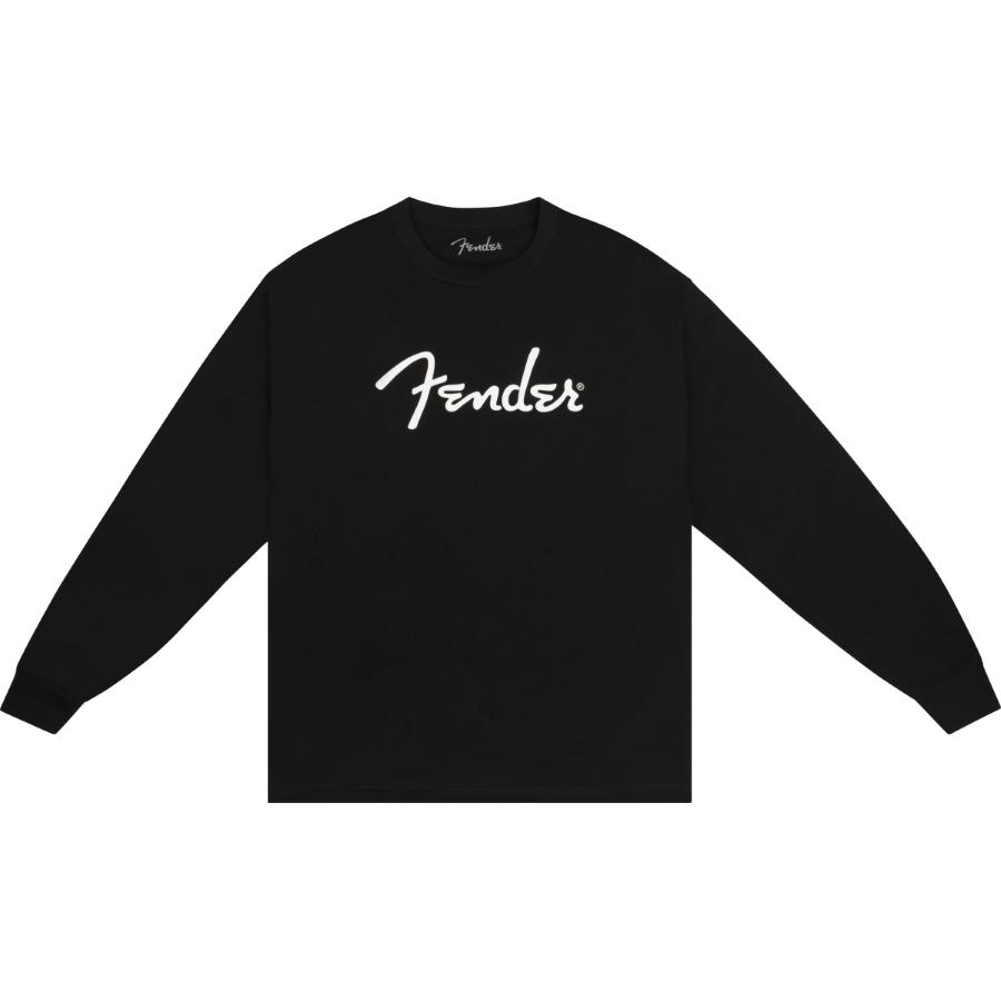 FENDER Spaghetti Logo Long-Sleeve T-shirt Black L
