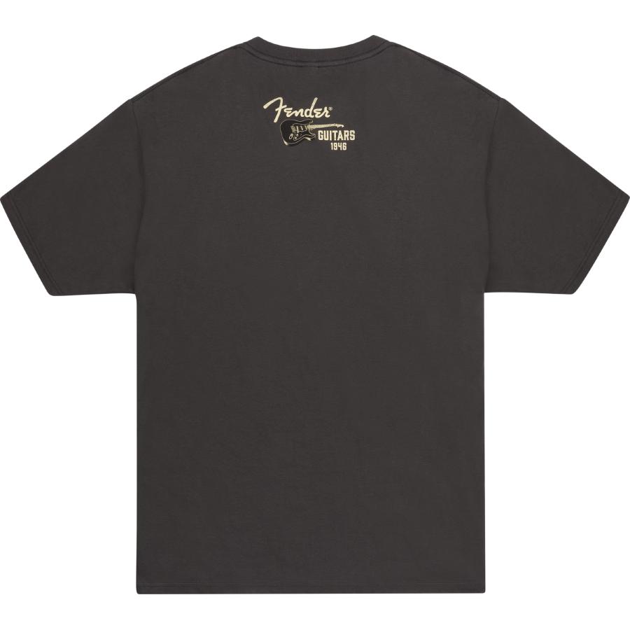 FENDER Wings To Fly T-Shirt Vintage Black S