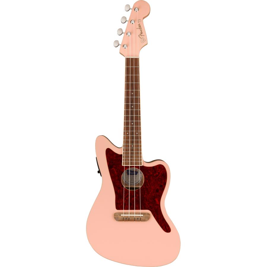 FENDER Fullerton Jazzmaster Uke Walnut Shell Pink