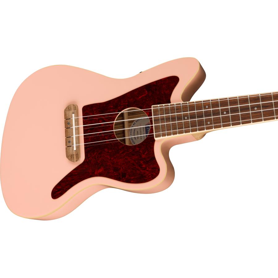 FENDER Fullerton Jazzmaster Uke Walnut Shell Pink
