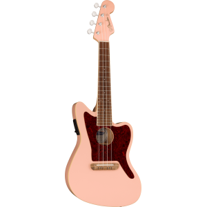 FENDER Fullerton Jazzmaster Uke Walnut Shell Pink