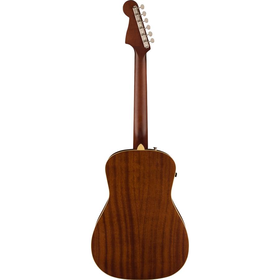 FENDER Malibu Player Walnut White Fiesta Red
