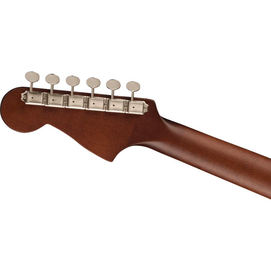 FENDER Malibu Player Walnut White Fiesta Red