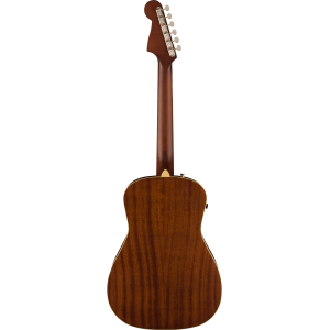 FENDER Malibu Player Walnut White Fiesta Red