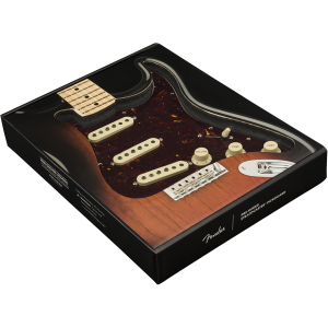 FENDER Pre-Wired Strat Pickguard Tex-Mex SSS Tortoise Shell 11 Hole PG