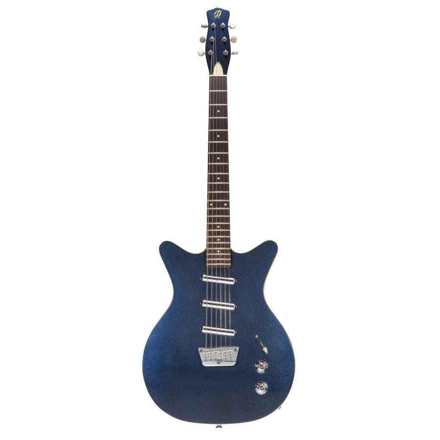 DANELECTRO 59 TRIPLE DIVINE BLUE METALLIC chitarra elettrica