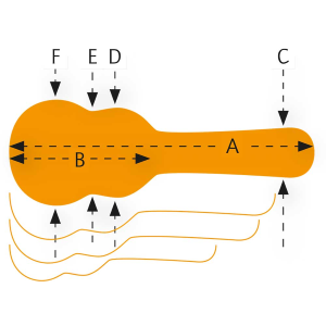 ORTEGA OUCSTD-CC astuccio per ukulele