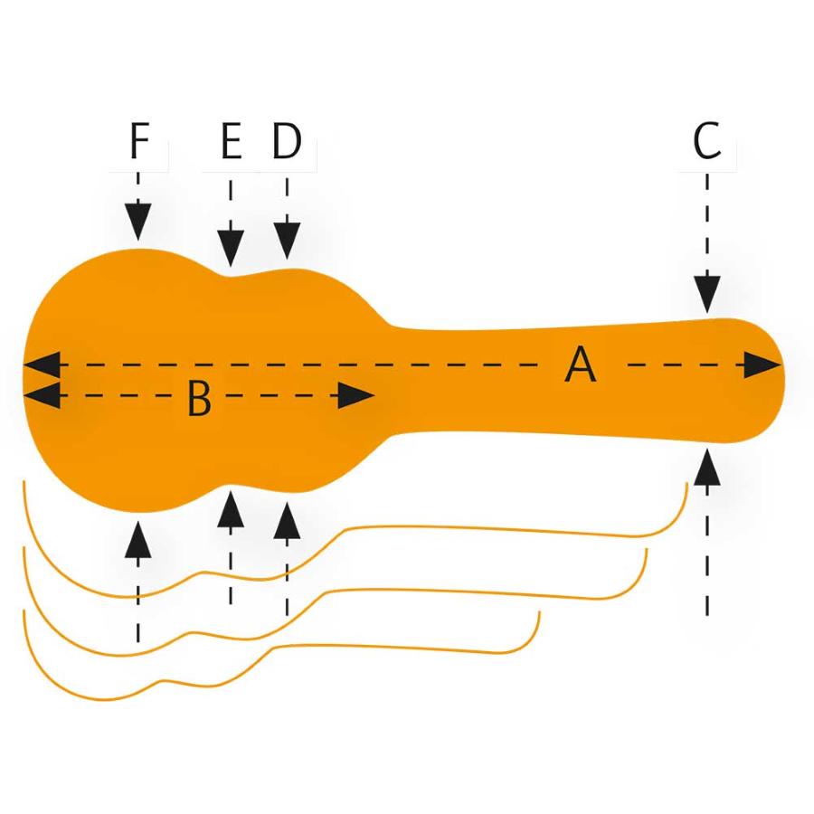 ORTEGA OUCSTD-CC astuccio per ukulele