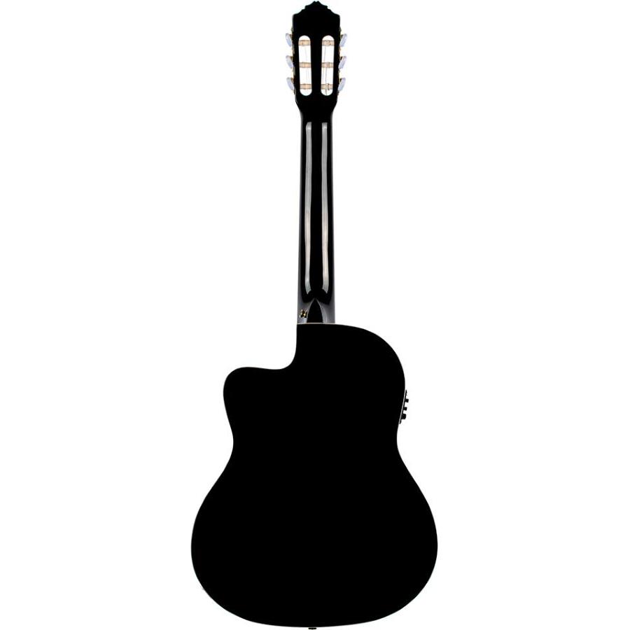 ORTEGA RCE141BK chitarra elettroacustica corde nylon
