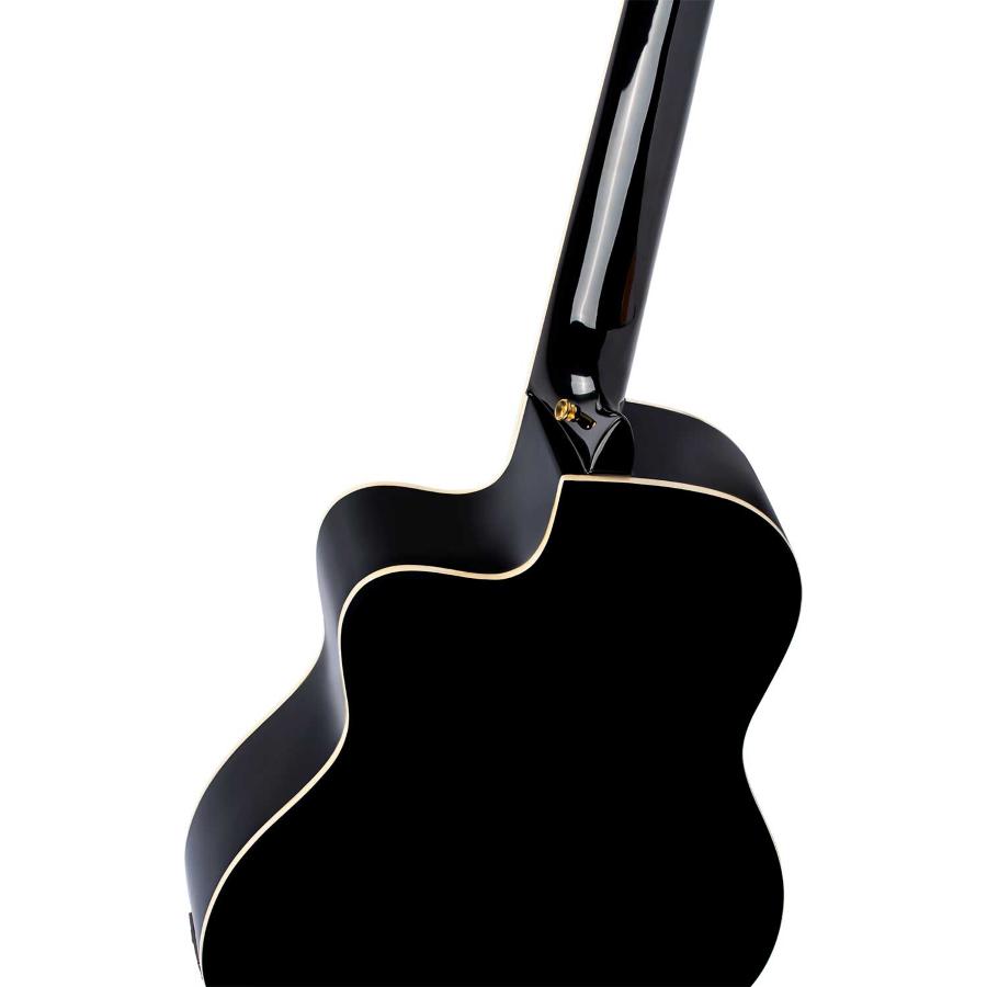 ORTEGA RCE141BK chitarra elettroacustica corde nylon