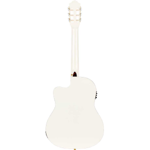 ORTEGA RCE145WH chitarra elettroacustica corde nylon