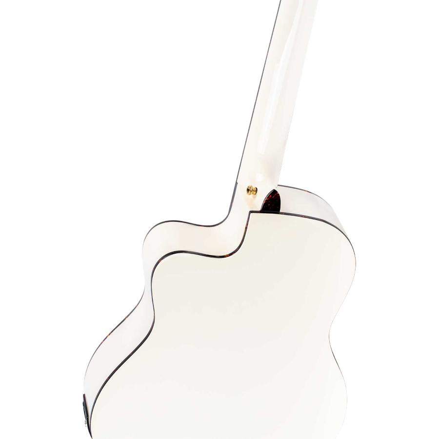 ORTEGA RCE145WH chitarra elettroacustica corde nylon