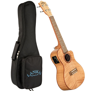 LANIKAI FM-CEC CONCERT FLAME MAPLE CON PREAMP ukulele