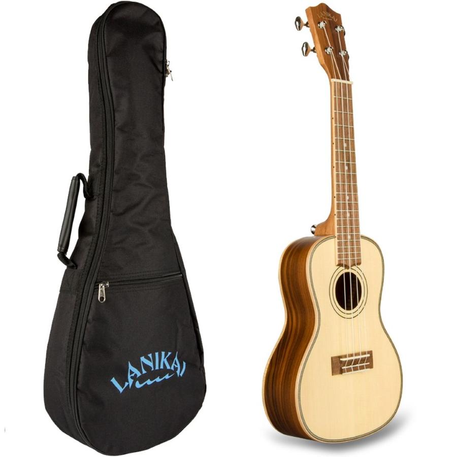 LANIKAI SPST-C CONCERT CON TOP IN ABETE ROSSO ukulele