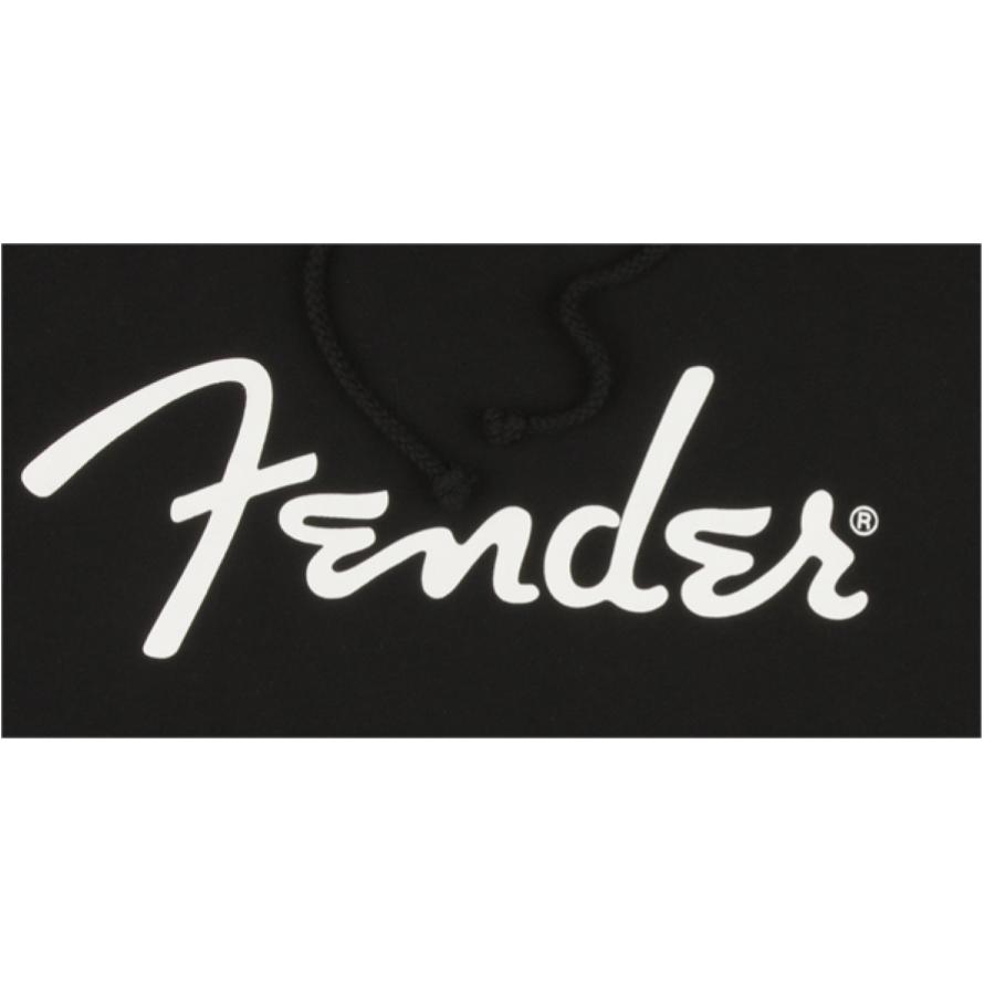 FENDER Felpa Con Cappuccio Logo Nero XL