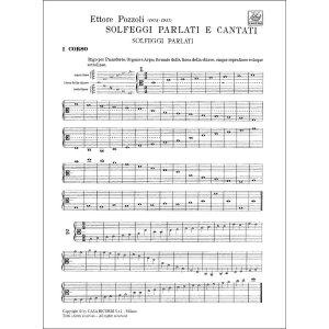 Pozzoli Solfeggi Parlati-Cantati 1