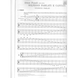Pozzoli Solfeggi Parlati-Cantati 1