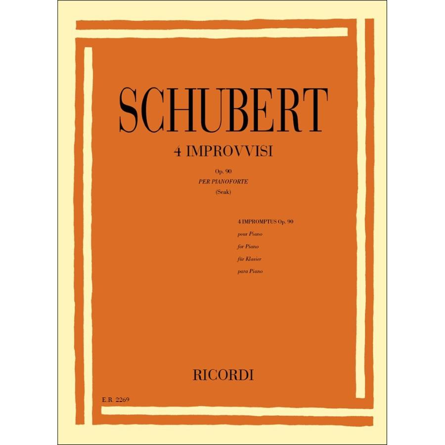 SCHUBERT 4 Improvvisi Op. 90 D. 899