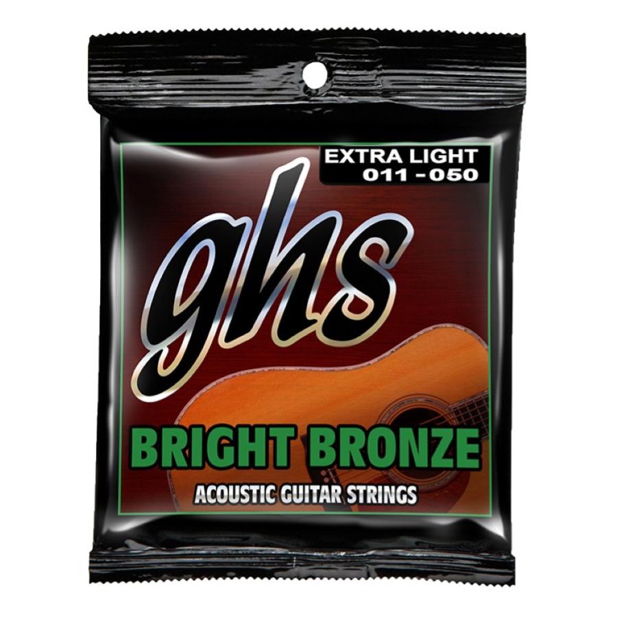 GHS Bright Bronze Acustica 6 St 011-050 BB20X