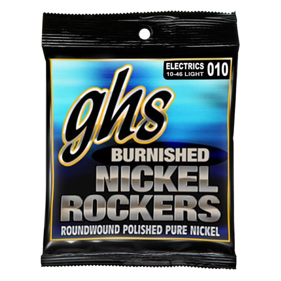GHS Burnished Nickel Rockers Elettrica 010-046 BNR-L