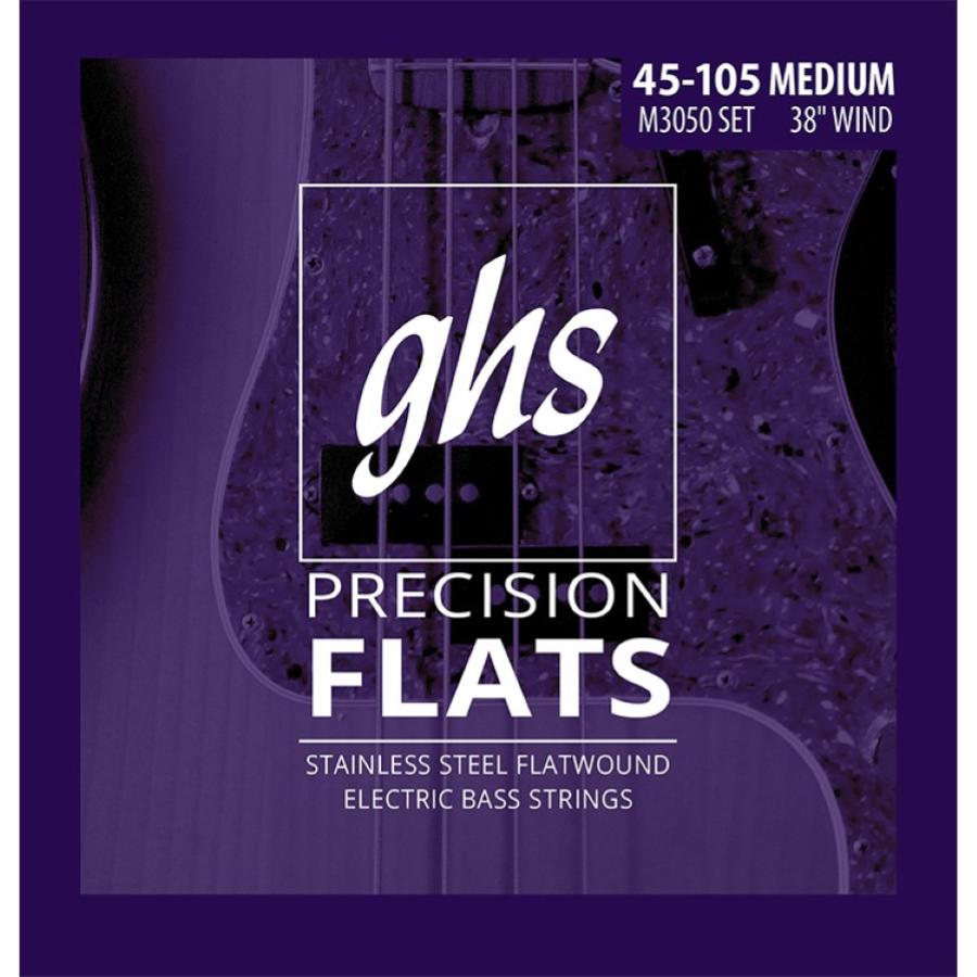 GHS Precision Flatwound Basso 4 St 045-105 M3050