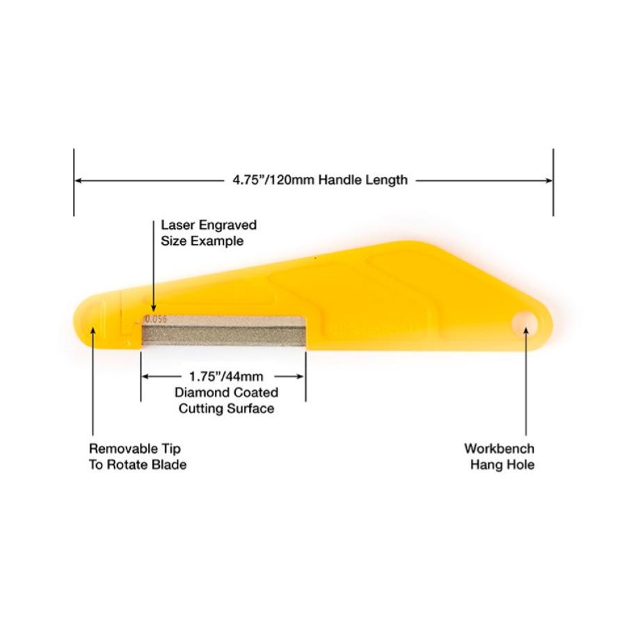 MusicNomad Diamond Coated Nut File 020 MN653