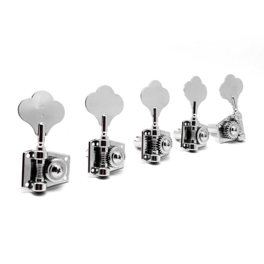 GraphTech Ratio Meccaniche Open Basso 4 in linea +1 Chrome PRB-5411-C0