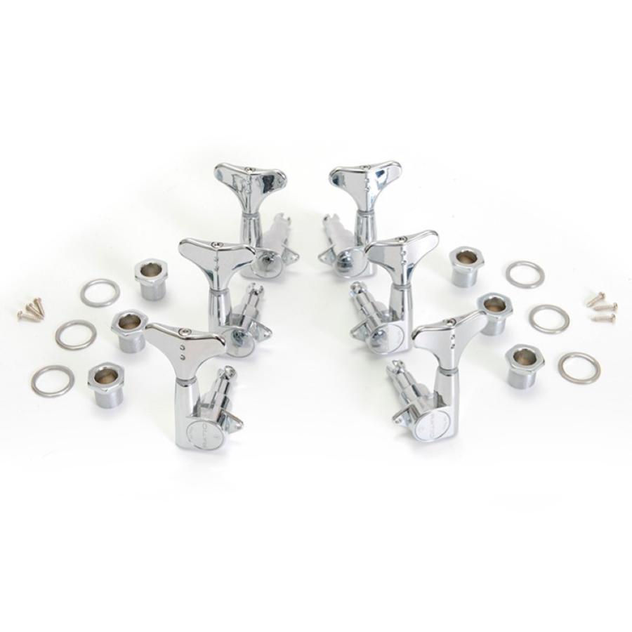 GraphTech Ratio Meccaniche Y Basso 3+3 Chrome PRB-6330-C0