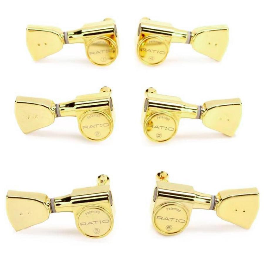 GraphTech Ratio Meccaniche Elettrica Vintage 3+3 Gold PRN-2341-G0