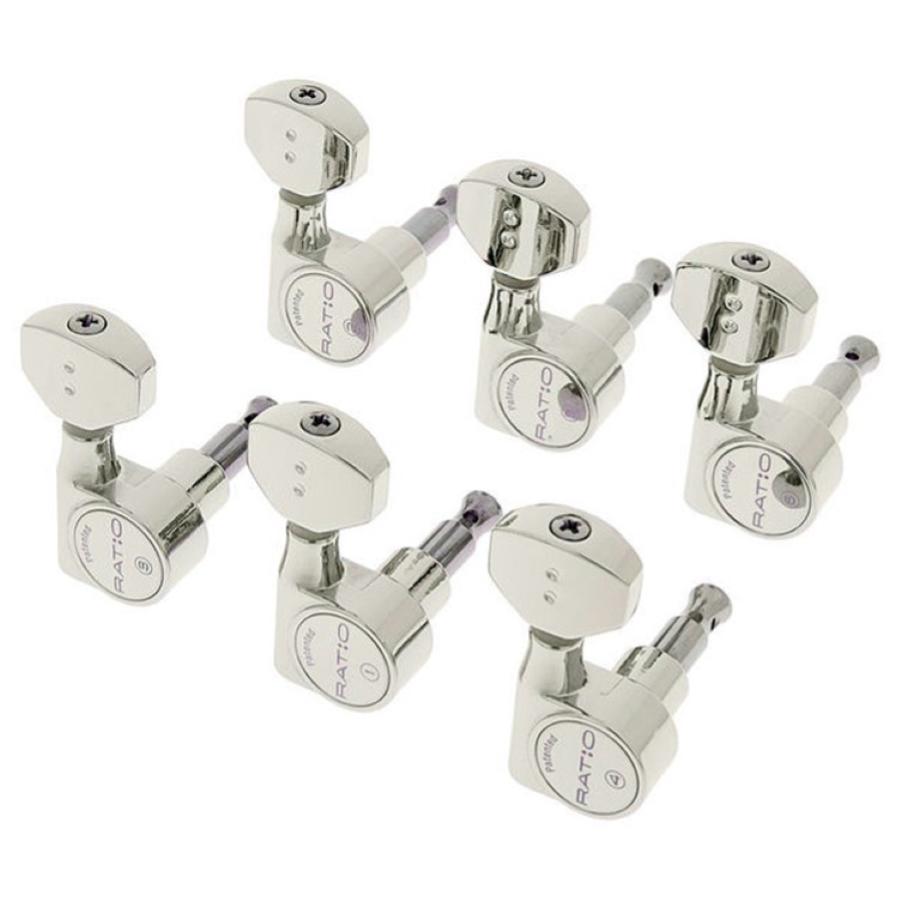 GraphTech Ratio Meccaniche Elettrica 6 in linea Nickel PRN-2721-N0