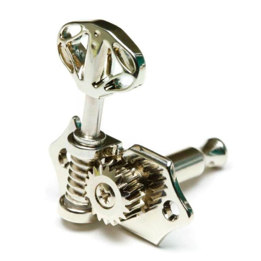 GraphTech Ratio Meccaniche Open Acustica 3+3 Skeleton Nickel PRN-3411-N0
