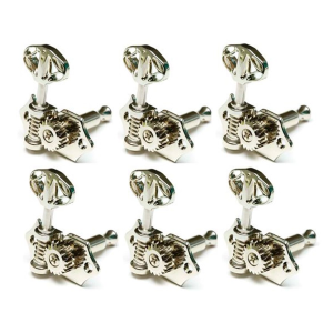 GraphTech Ratio Meccaniche Open Acustica 3+3 Skeleton Nickel PRN-3411-N0