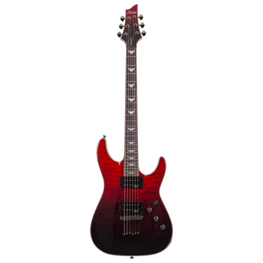 SCHECTER OMEN EXTREME-6-R-BK/RED FADE