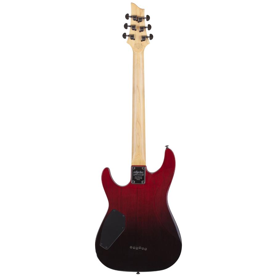 SCHECTER OMEN EXTREME-6-R-BK/RED FADE