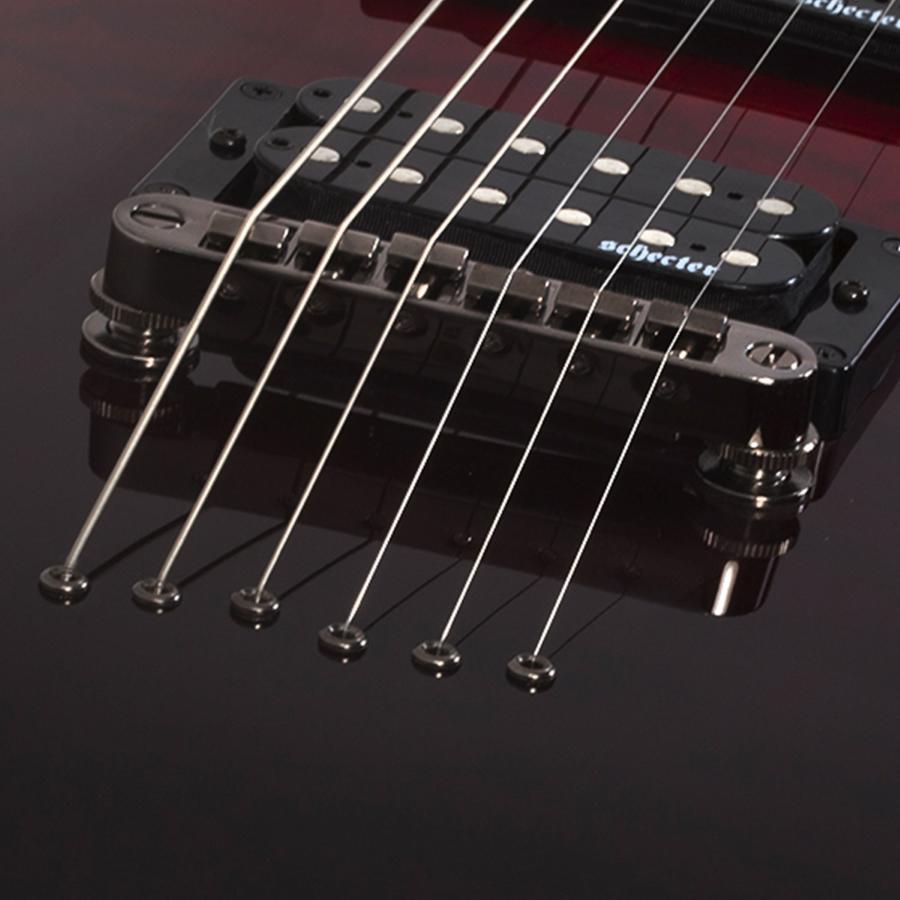 SCHECTER OMEN EXTREME-6-R-BK/RED FADE