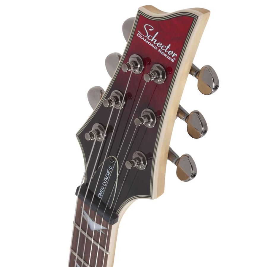SCHECTER OMEN EXTREME-6-R-BK/RED FADE