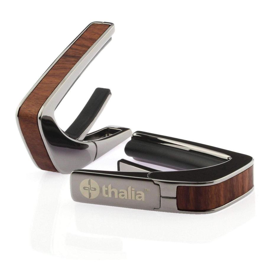 Thalia Capotasto black chrome inserto santos rosewood CB200-SR