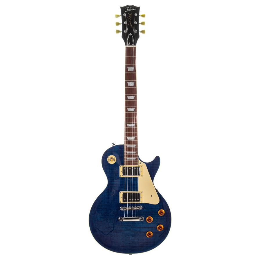 TOKAI Traditional LP Style Flame See Through Blue UALS62F SBL