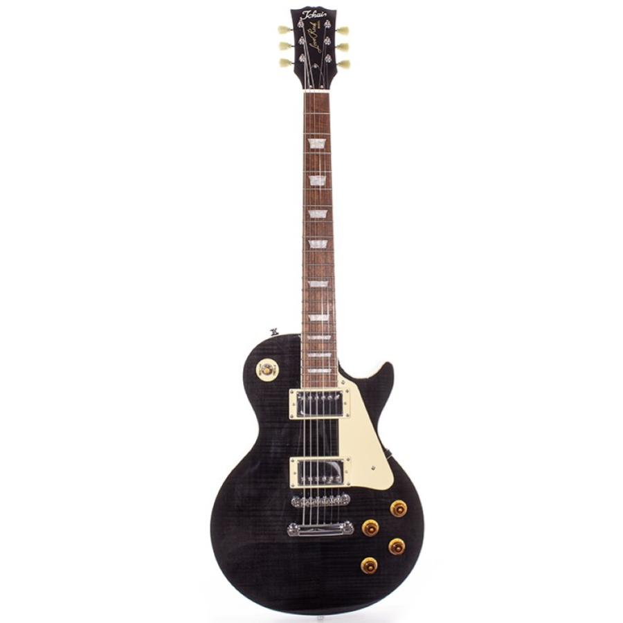 TOKAI Traditional LP Style Flame See Through Black UALS62F STB