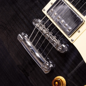 TOKAI Traditional LP Style Flame See Through Black UALS62F STB