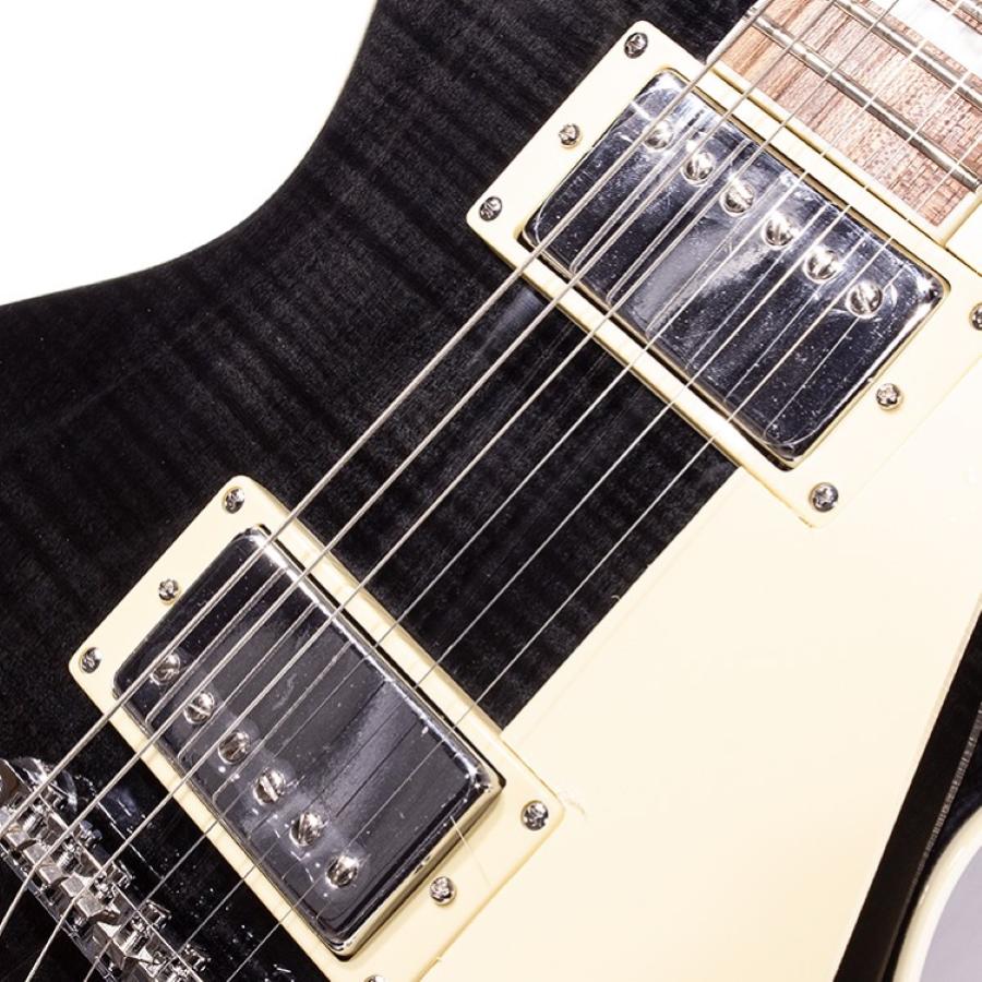 TOKAI Traditional LP Style Flame See Through Black UALS62F STB