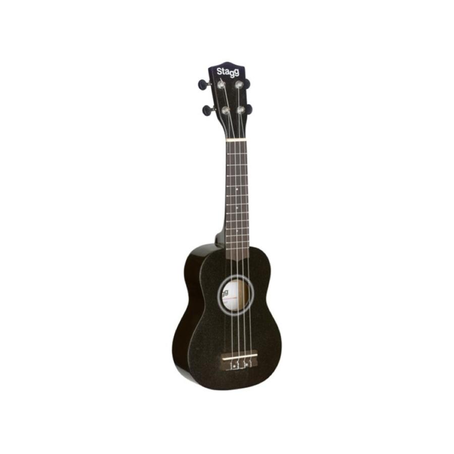 STAGG Ukulele soprano nero con borsa US NIGHT