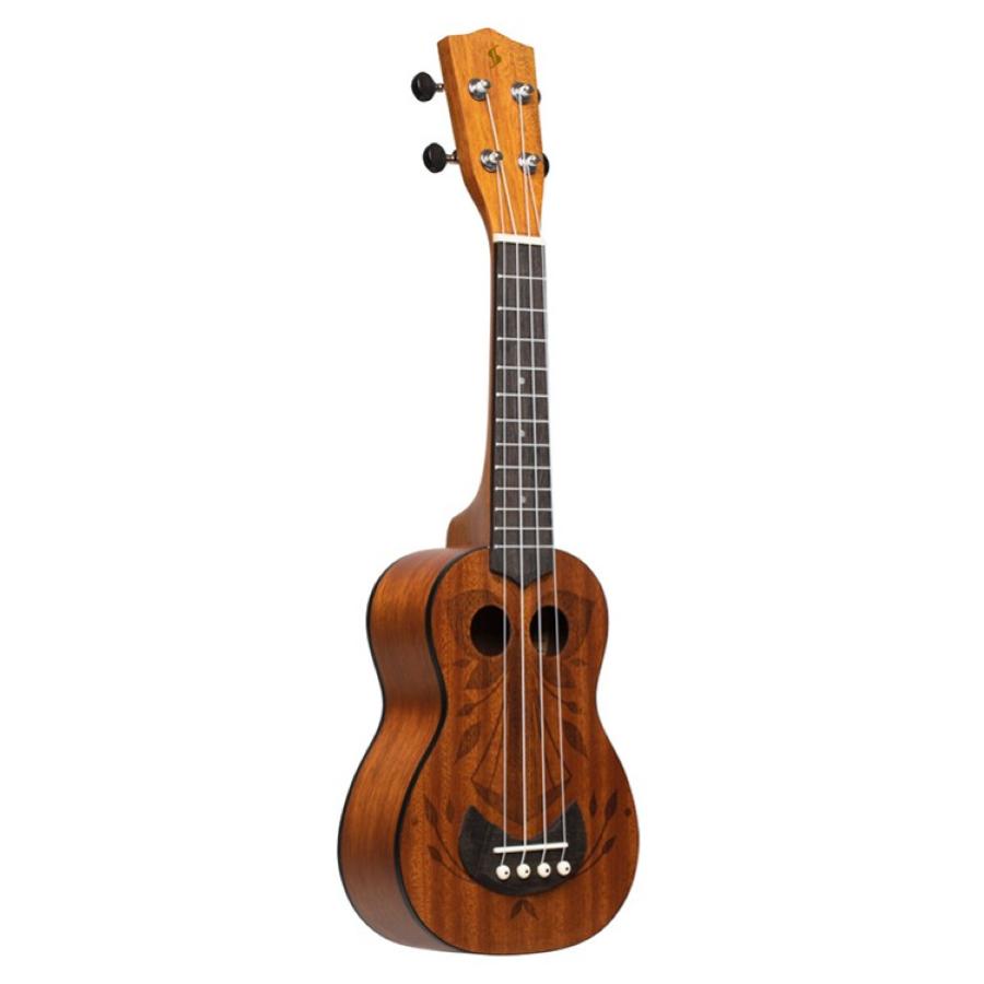STAGG Ukulele soprano natural con borsa US TIKI OH