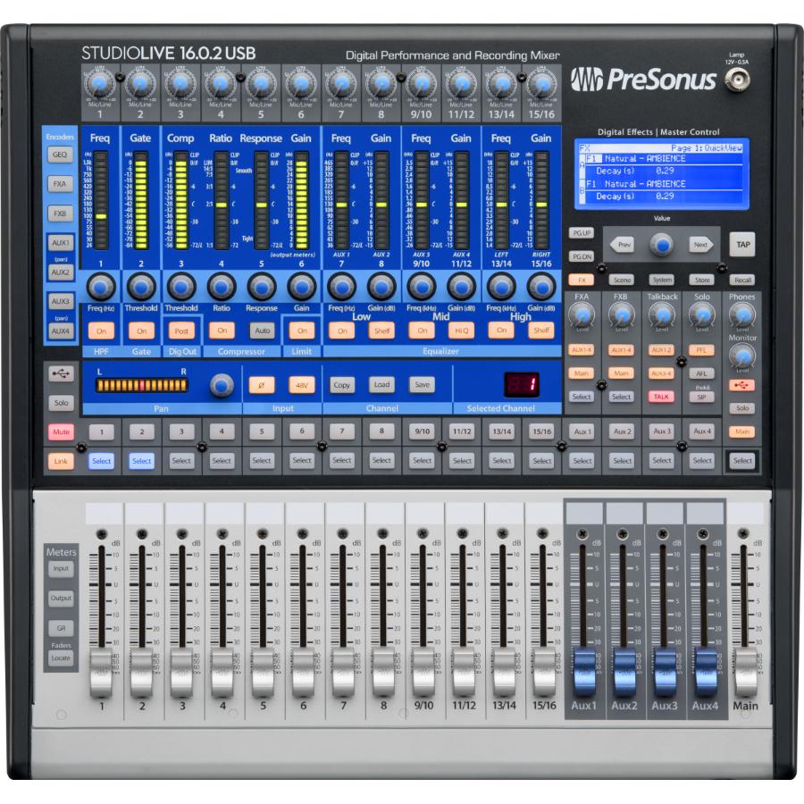 PRESONUS Studiolive 16.0.2 Usb Mixer Digitale Grigio