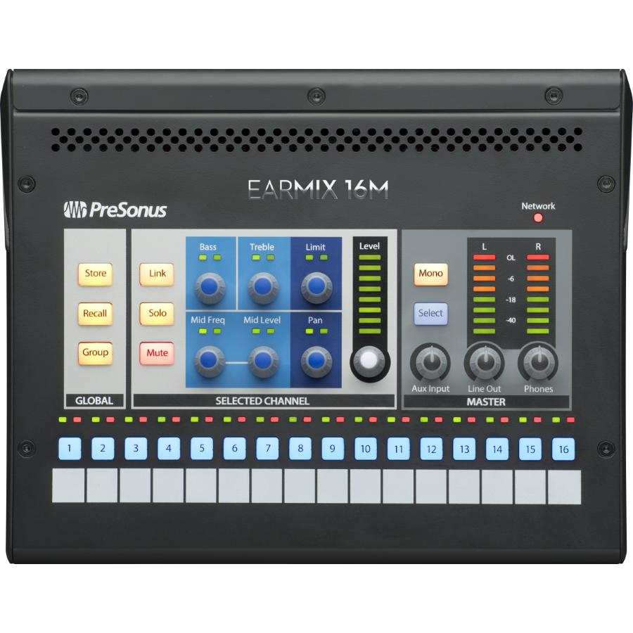 PRESONUS Earmix 16M Mixer Per Monitor Personali Nero