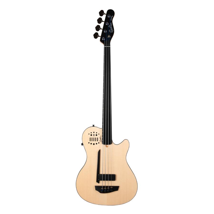 Godin Multiac A4 ULTRA Semi-Acoustic Basses A/E Fretless Natural
