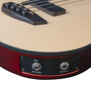 Godin Multiac A4 ULTRA Semi-Acoustic Basses A/E Fretless Natural