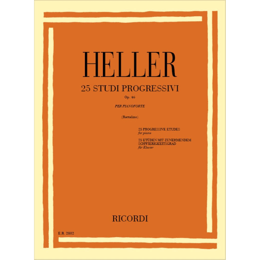 HELLER 25 Studi Progressivi Op.46 Libro