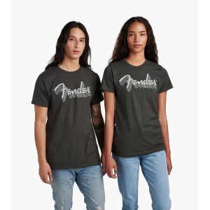 FENDER Reflective Ink T-Shirt Charcoal XL