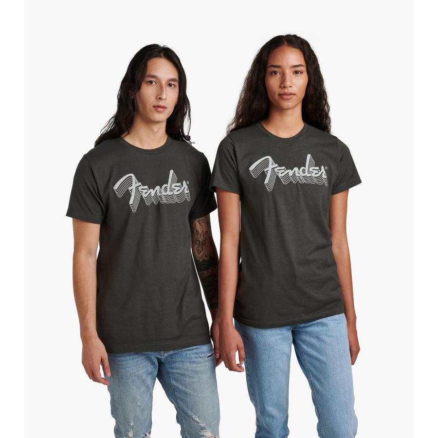 FENDER Reflective Ink T-Shirt Charcoal XL